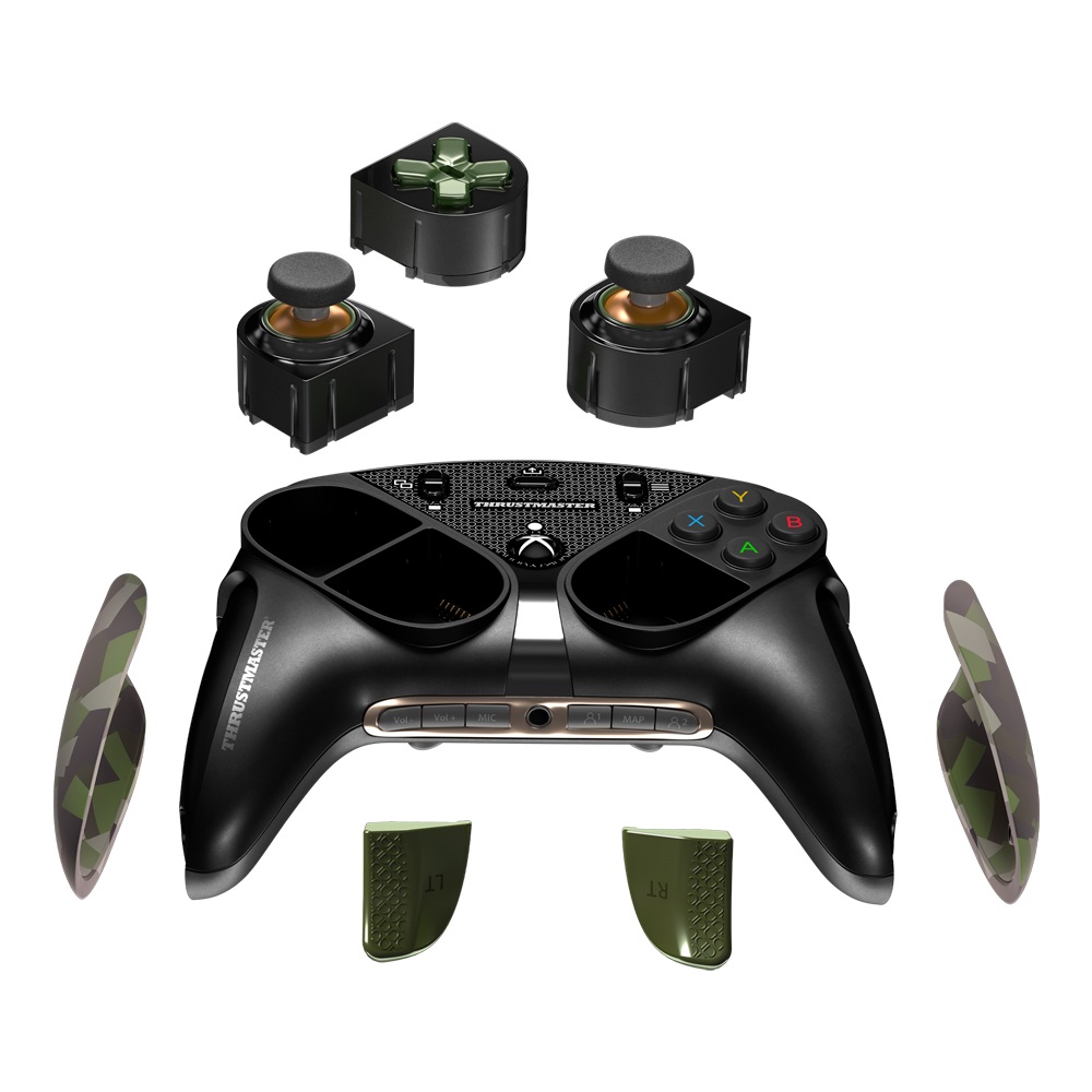 Thrustmaster 4460186 Eswap PS4/Xbox One/Xbox Series kontrollerhez cserélhető zöld gombok