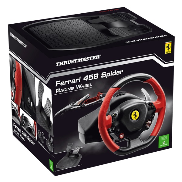Thrustmaster 4460105 Ferrari 458 Spider versenykormány Xbox One + pedál