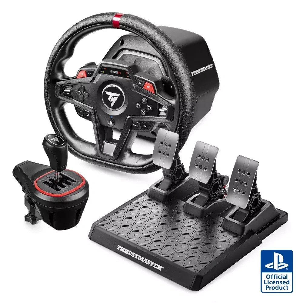 Thrustmaster T248R Shifter Pack  PC ,PS5/4 kormány + Add-On váltó + pedál