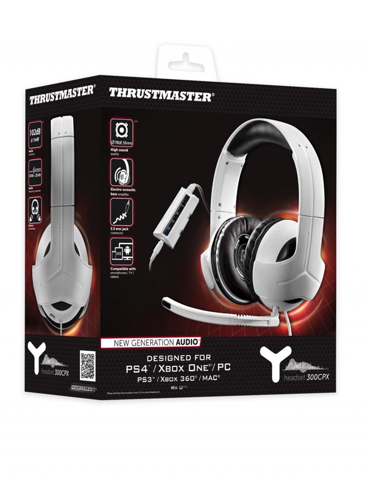 Thrustmaster 4060077 Y-300CPX PC/Xbox 360/PS4/Xbox One fehér headset