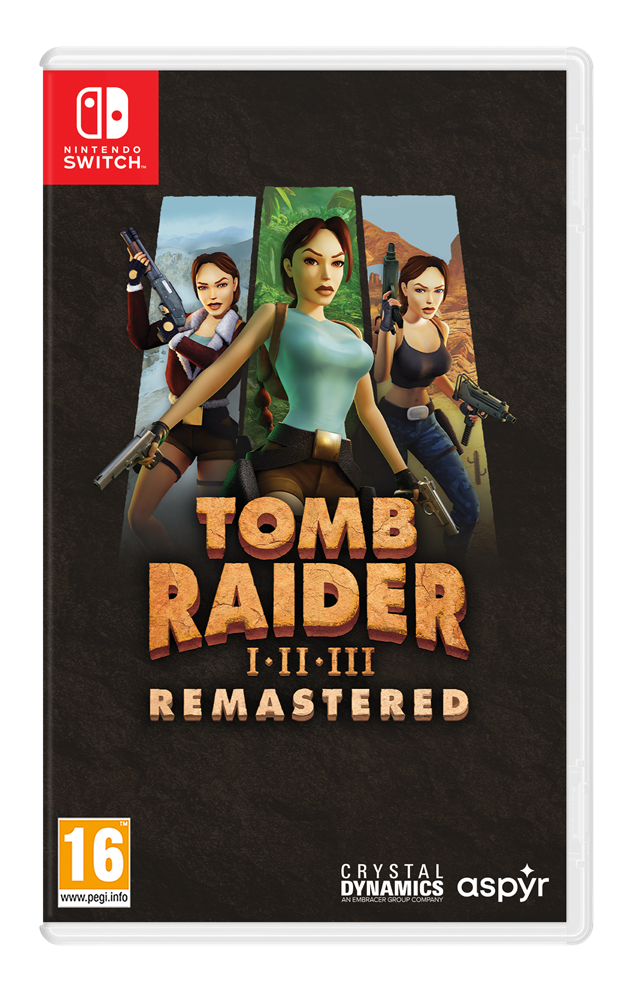 Tomb Raider I-III Remastered Starring Lara Croft Nintendo Switch játékszoftver