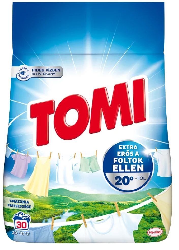 Tomi Amazónia frissessége mosópor 30 mosás 1,65 kg (30WL)