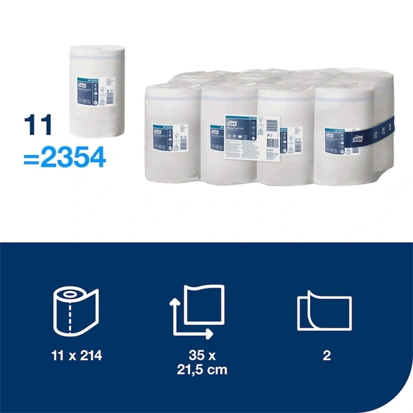 Tork 101221 Advanced 420 11 tek. 2r. mini, fehér, belsőmagos törlőpapír