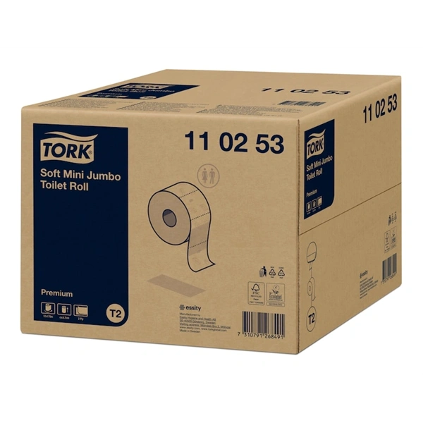 Tork 110253 Prémium Soft Mini Jumbo 12 tek. 2 rét. toalettpapír