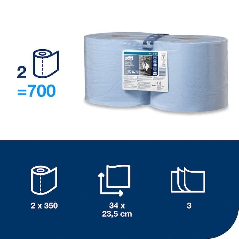 Tork 130081 Advanced 440 2 db-os 3 rét. kék törlőpapír