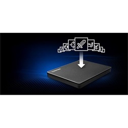 Toshiba 2.5" 2TB Canvio Gaming (USB3.2 Gen 1.; ~5Gbps; exFAT) fekete külső winchester