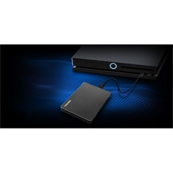 Toshiba 2.5" 2TB Canvio Gaming (USB3.2 Gen 1.; ~5Gbps; exFAT) fekete külső winchester