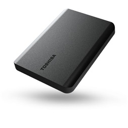 Toshiba 2.5" 4TB Canvio Basics (USB3.0; ~5Gbps; NTFS/HFS+; matt) fekete külső winchester
