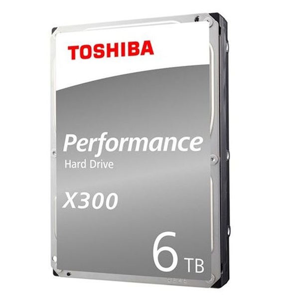 Toshiba Belső HDD 3.5" - X300 High-Performance 6TB (Retail; asztali munkaállomások, médiaközpontok; 256MB / 7200RPM)