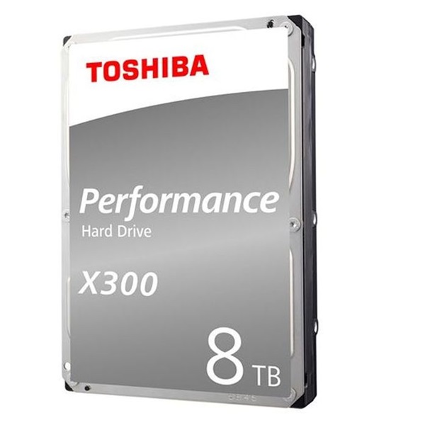 Toshiba Belső HDD 3.5" - X300 High-Performance 8TB (Retail; asztali munkaállomások, médiaközpontok; 256MB / 7200RPM)