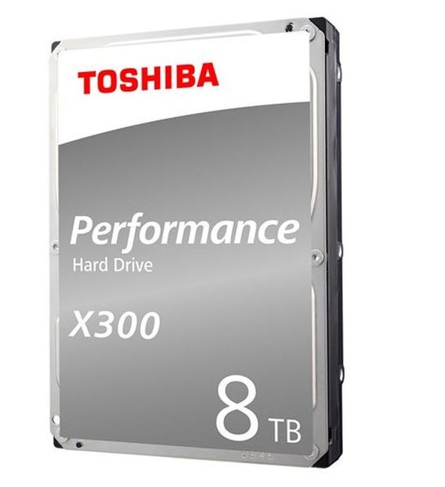 Toshiba Belső HDD 3.5" - X300 High-Performance 8TB (Retail; asztali munkaállomások, médiaközpontok; 256MB / 7200RPM)