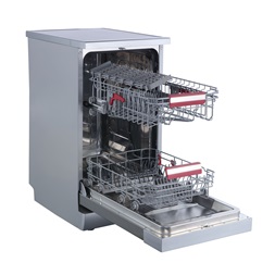 Toshiba DW-10F2EE(S) inox, programok száma: 6, keskeny szabadonálló, 10 terítékes mosogatógép (Újszerű)