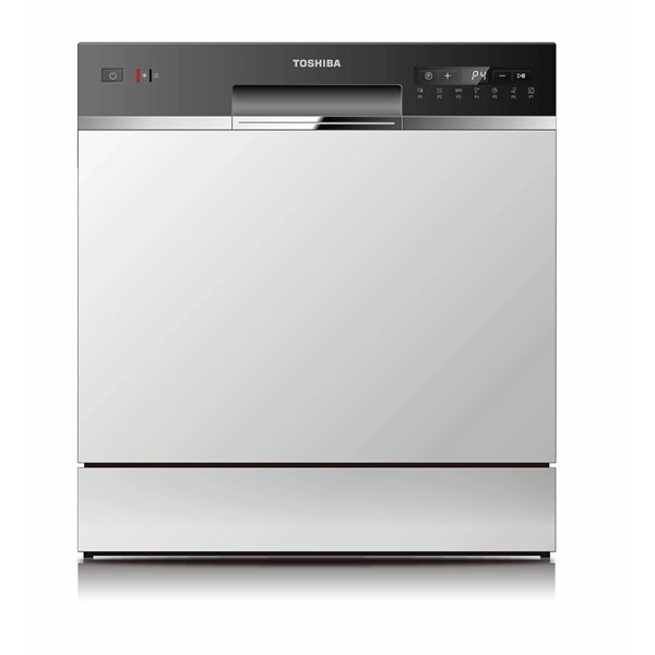 Toshiba DW-08T2EE(W) 8 terítékes asztali fehér mosogatógép