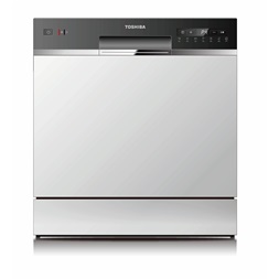 Toshiba DW-08T2EE(W) 8 terítékes asztali fehér mosogatógép