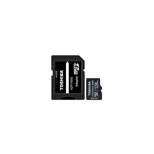 Toshiba M203 128GB SD micro (SDXC Class 10 UHS-I U1) (THN-M203K1280EA) memóriakártya adapterrel