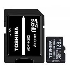 Toshiba M203 128GB SD micro (SDXC Class 10 UHS-I U1) (THN-M203K1280EA) memóriakártya adapterrel