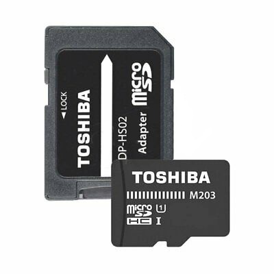 Toshiba M203 32GB SD micro (SDXC Class 10 UHS-I U1) (THN-M203K0320EA) memóriakártya adapterrel