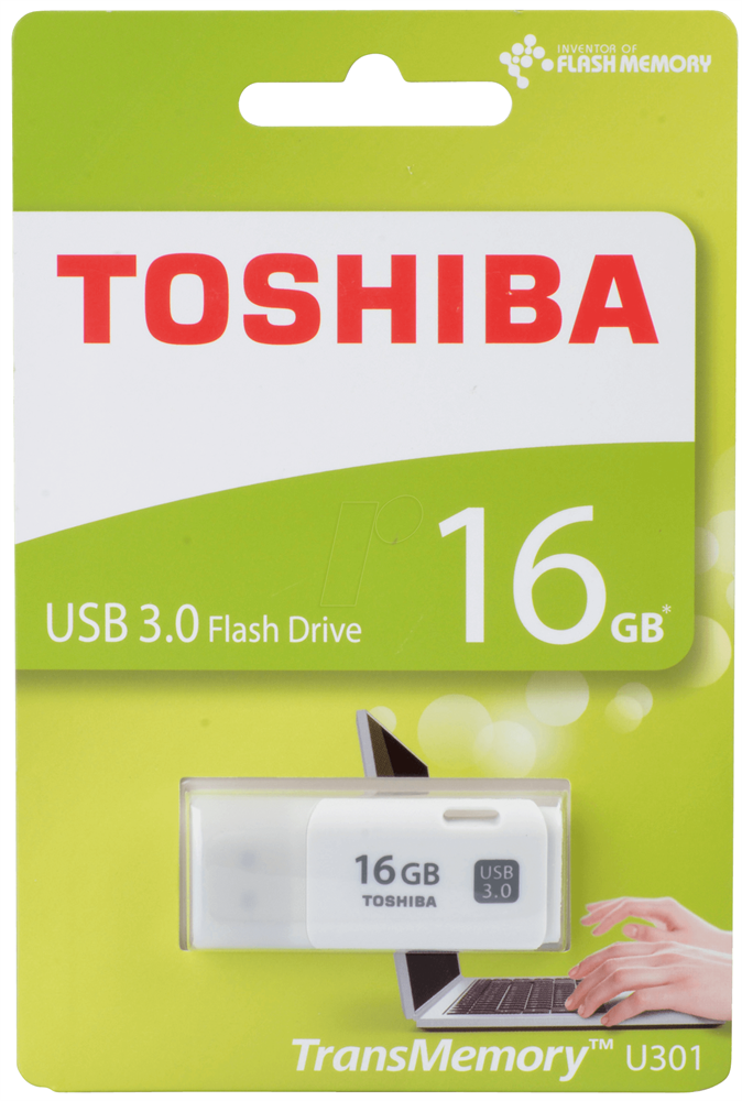 Toshiba UT16GHW3 16GB USB3.0 "Hayabusa" fehér Flash Drive