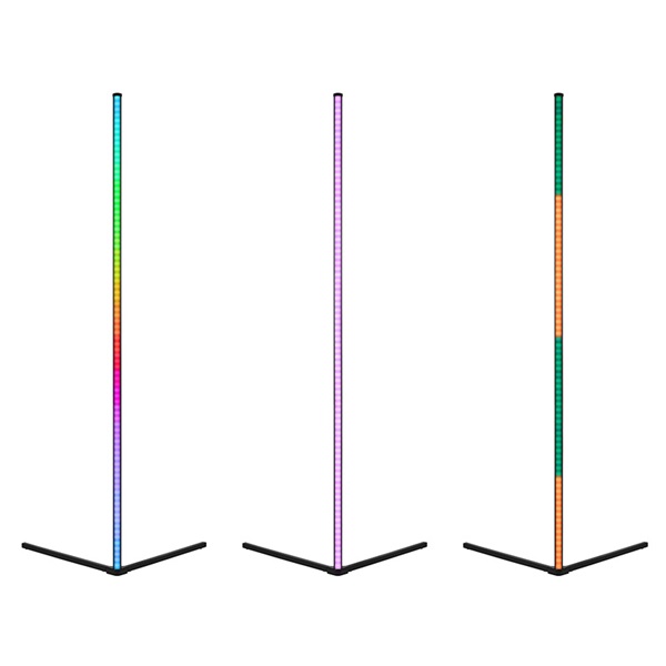 Tracer TRAOSW47253 Ambience Smart Corner 5 W/12 háttérvilágítási mód/RGB világítás/fekete/gamer saroklámpa