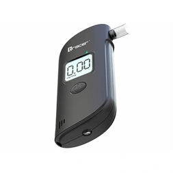 Tracer BreathEZ-1, LCD kijelző, 3 mérték egység, memória funkció, elemes fekete alkoholszonda