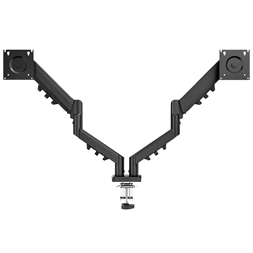 Tracer Double ArmFlex 13"-32" VESA (75x75, 100x100) Max 9 Kg fekete monitor tartó konzol