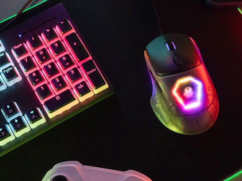 Tracer Neon GameZone USB RGB fekete/átlátszó egér