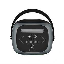 Tracer Poweraudio King 2 BT TWS, 50 W, Bluetooth 5.1, RGB LED, fekete-szürke hordozható hangszóró