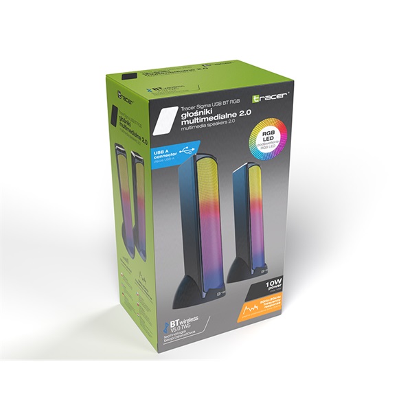 Tracer TRAGLO47529 Sigma GameZone RGB vezeték nélküli 2.0 hangszóró