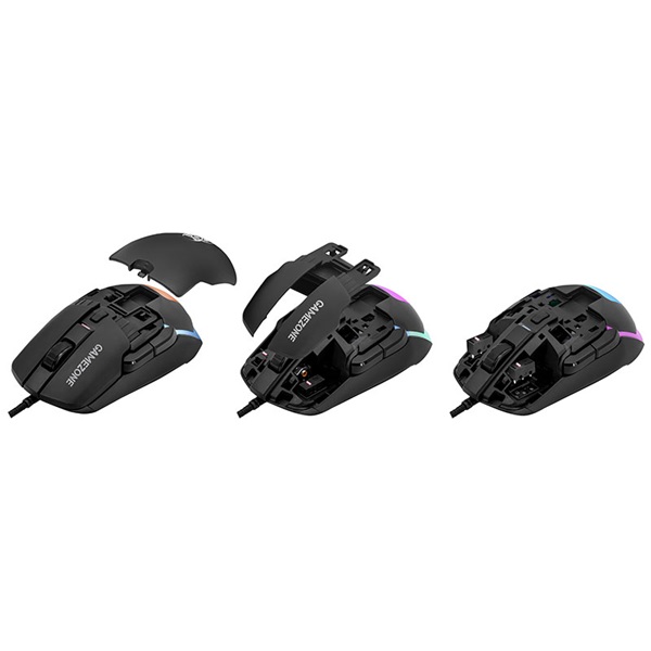Tracer TRAMYS47507 Master GameZone RGB PixArt fekete vezetékes optikai egér