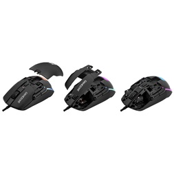 Tracer TRAMYS47507 Master GameZone RGB PixArt fekete vezetékes optikai egér