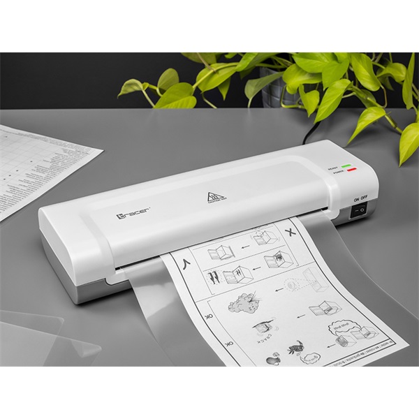 Tracer TRANIS47266 TRL-5 WH A4 28 cm/perc meleg fehér laminálógép