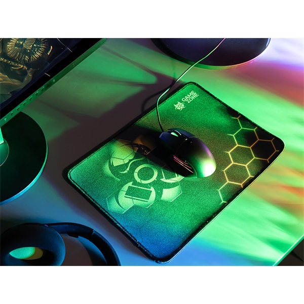 Tracer TRAPAD47548 HEXY3 GameZone 350x280mm texturált szövet fekete egérpad