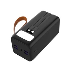 Tracer Vouge 5, 20W, 50000 mAh 1x USB Type-C 4 x USB Type-A fekete hordozható power bank