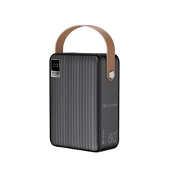 Tracer Vouge 8, 80,000 mAh 7 portos Quick Charge 3.0 fekete hordozható power bank