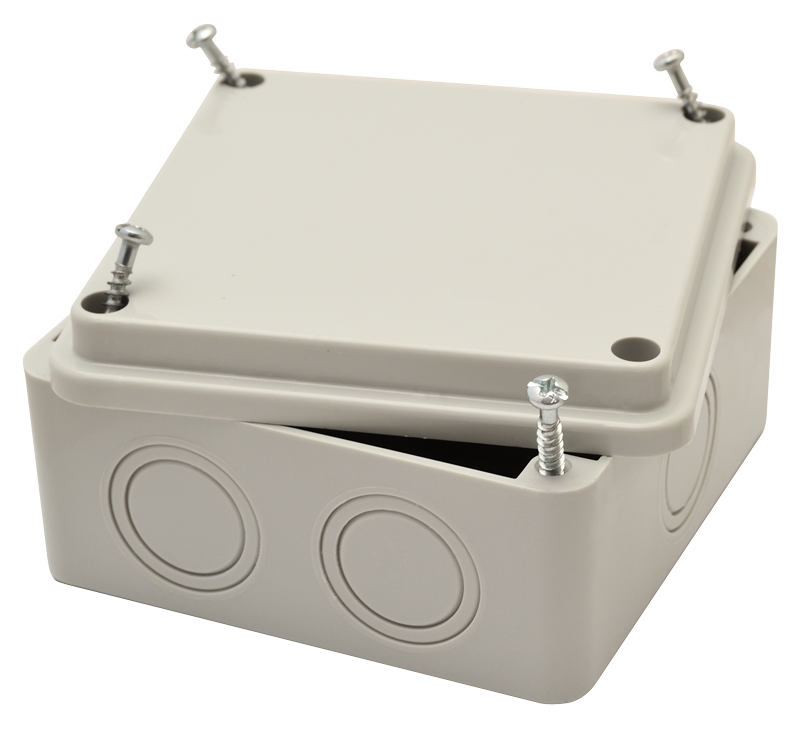 Tracon MED10105 teli fedéllel 100x100x50mm IP56 kötödoboz
