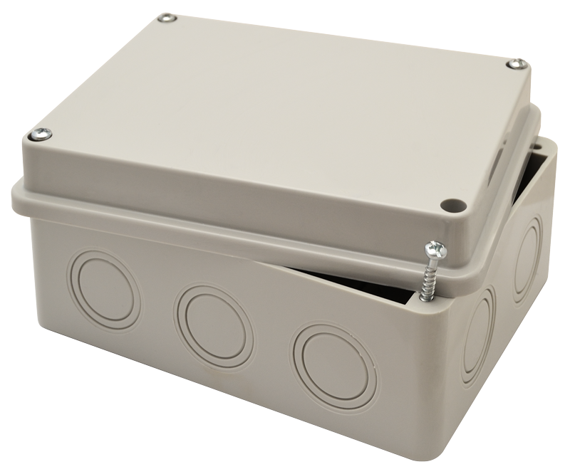 Tracon MED15117 teli fedéllel 150x110x70mm IP55 kötödoboz