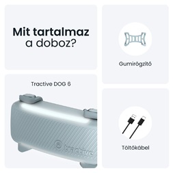 Tractive GPS DOG 6 menta kutya GPS nyomkövető és tevékenységfigyelő