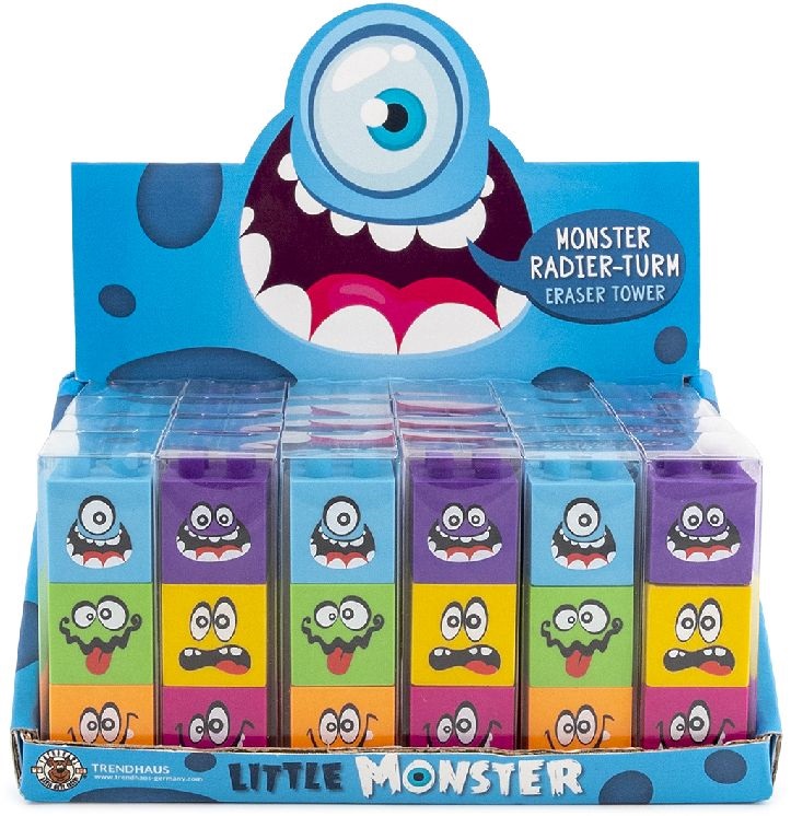 Trendhaus Little Monster 3db-os emeletes torony radír