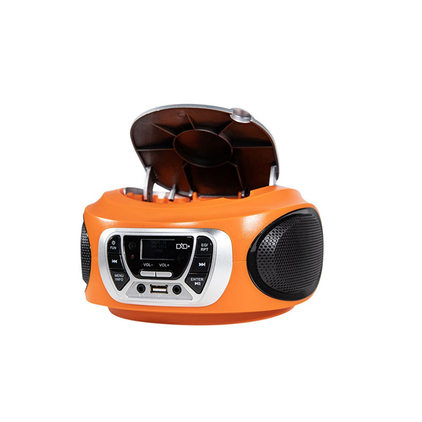 Trevi CMP 510 DAB hordozható CD/DAB/DAB+/FM/AUX/USB narancssárga boombox