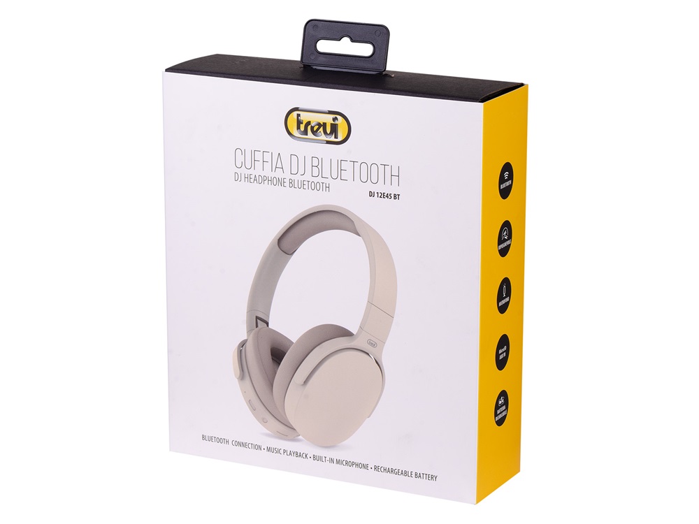 Trevi DJ12E45 BT Bluetooth krém fejhallgató