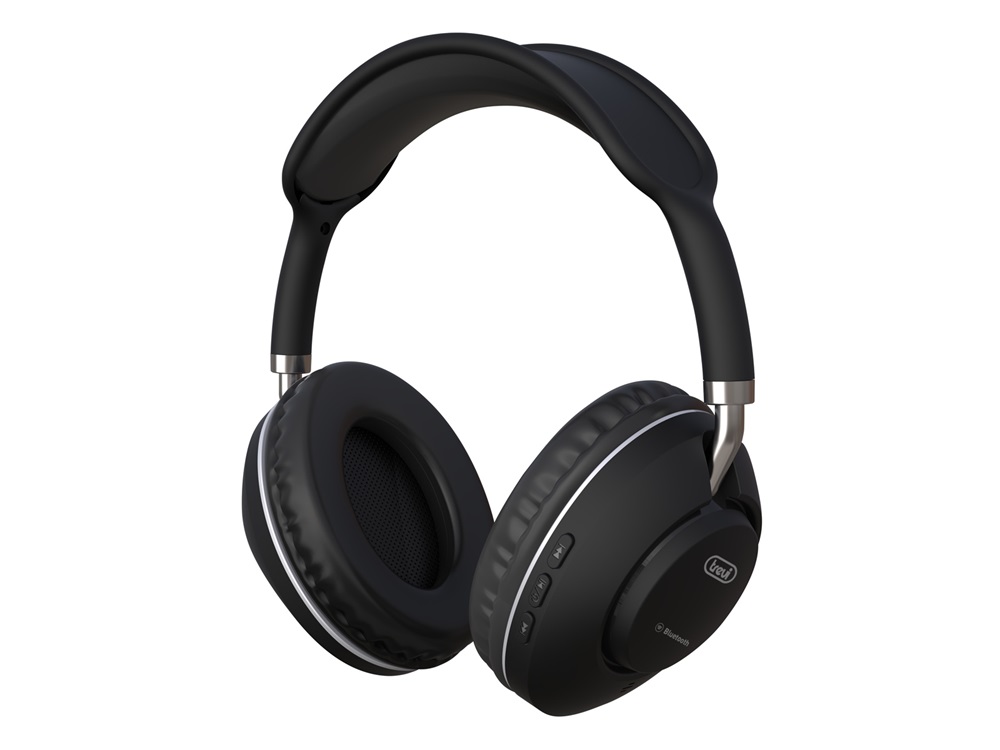 Trevi DJ 12E42 BT Bluetooth fekete fejhallgató