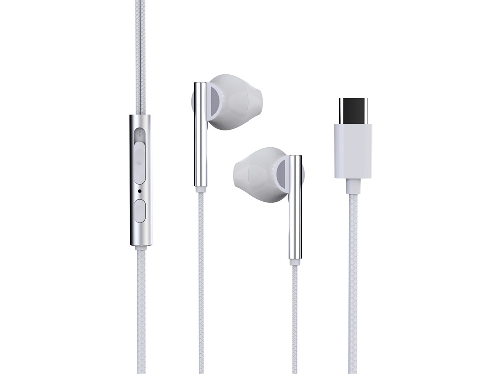 Trevi HMP 700C USB-C fehér mikrofonos fülhallgató