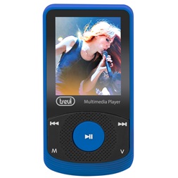Trevi MPV 1725G fekete-kék MP3/MP4 lejátszó (Újracsomagolt)