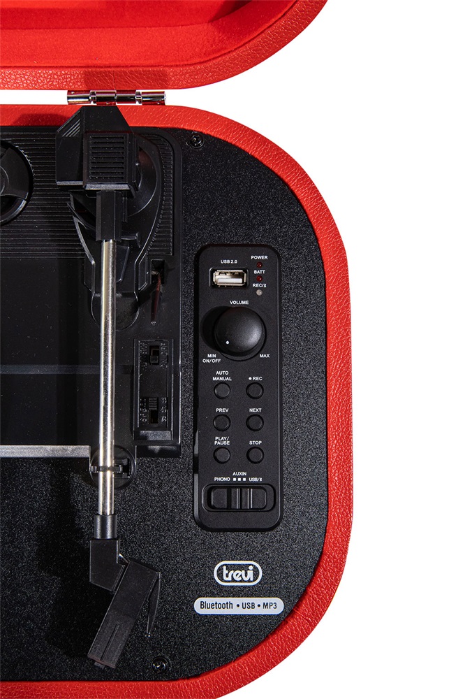 Trevi TT 1020 BT Red piros lemezjátszó (Újracsomagolt)
