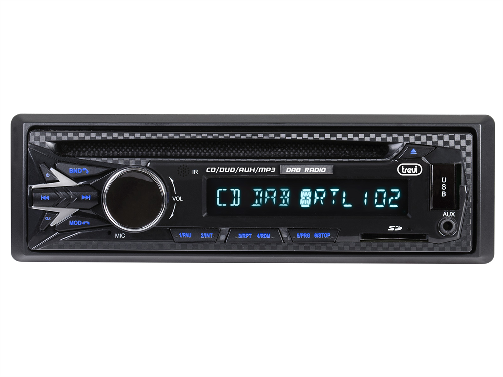 Trevi XCD 5790DAB CD/DVD/DAB+/FM/Bluetooth/SD autóhifi fejegység