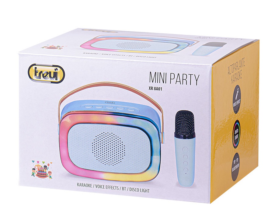 Trevi XR8A01 hordozható kék gyermek Bluetooth party box
