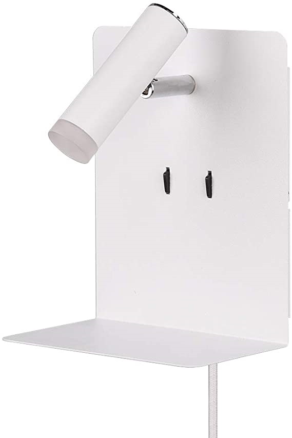 Trio 2225570231 3000K/240lm/IP20/fehér USB-s LED fali lámpa