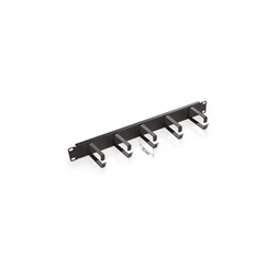 KE-Line 19" 1U fém patch rendező panel 73 mm-es gyűrűkkel