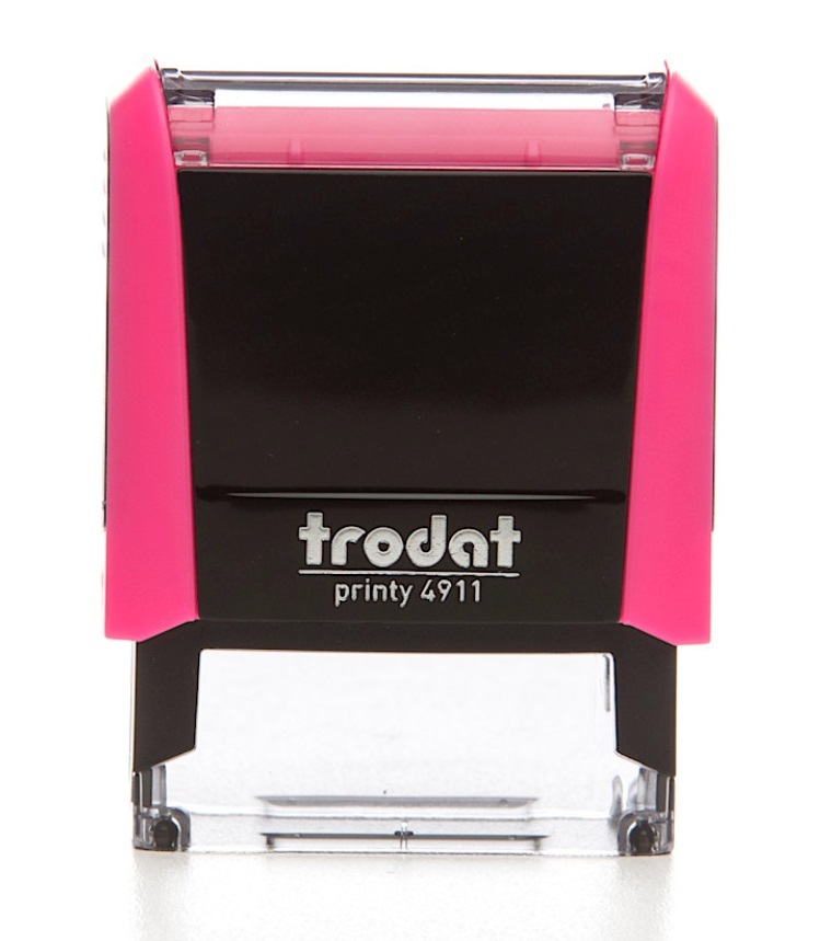 Trodat 4911 Printy 4.0 neon pink bélyegző