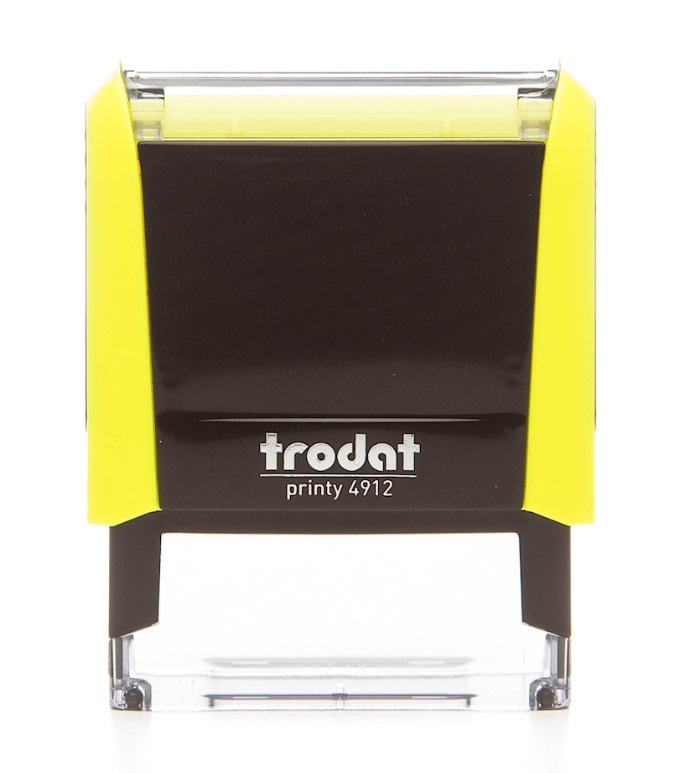 Trodat 4912 Printy 4.0 neon sárga bélyegző